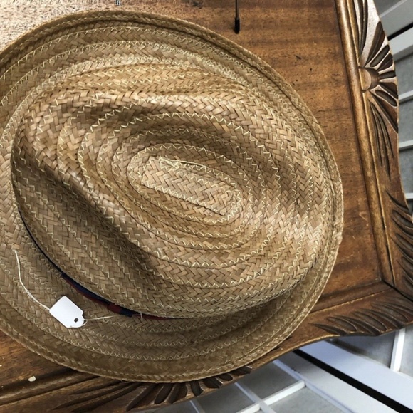 Men,Ny Fedora hat with ribbon, size L, Beige,straw style.! - Picture 9 of 9